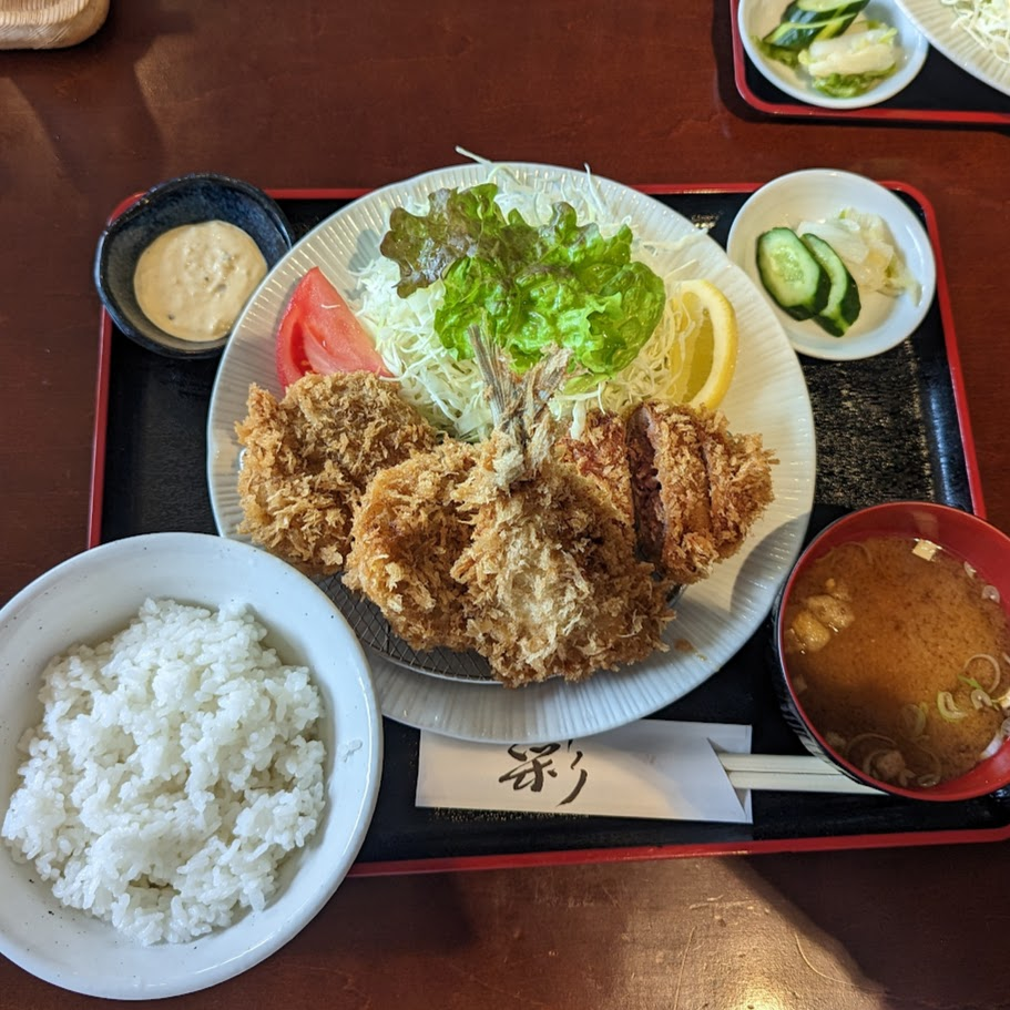 とんかつ なか山　盛り合わせ定食