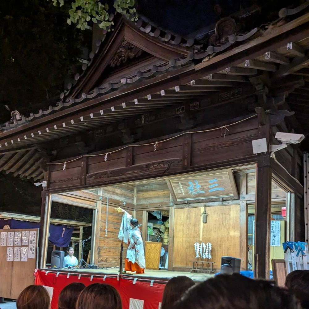 亀有香取神社 例大祭 神楽舞