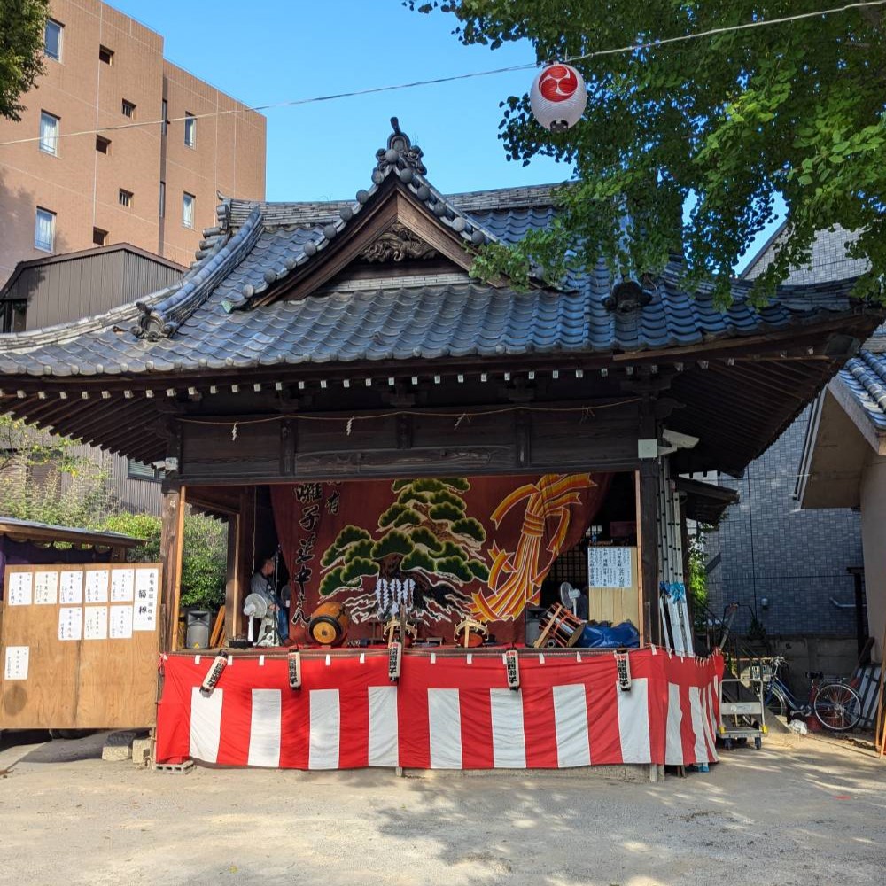 亀有香取神社 例大祭 境内