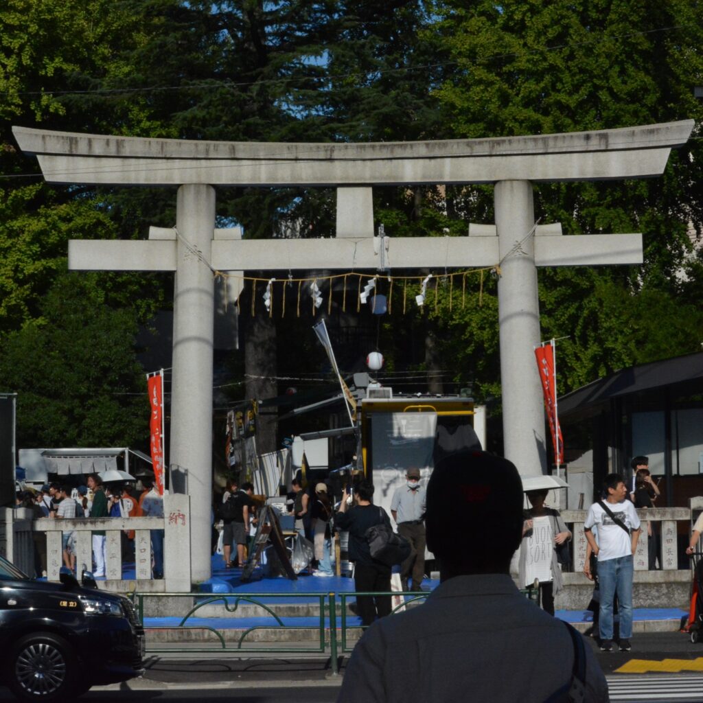 亀有香取神社 例大祭 境内